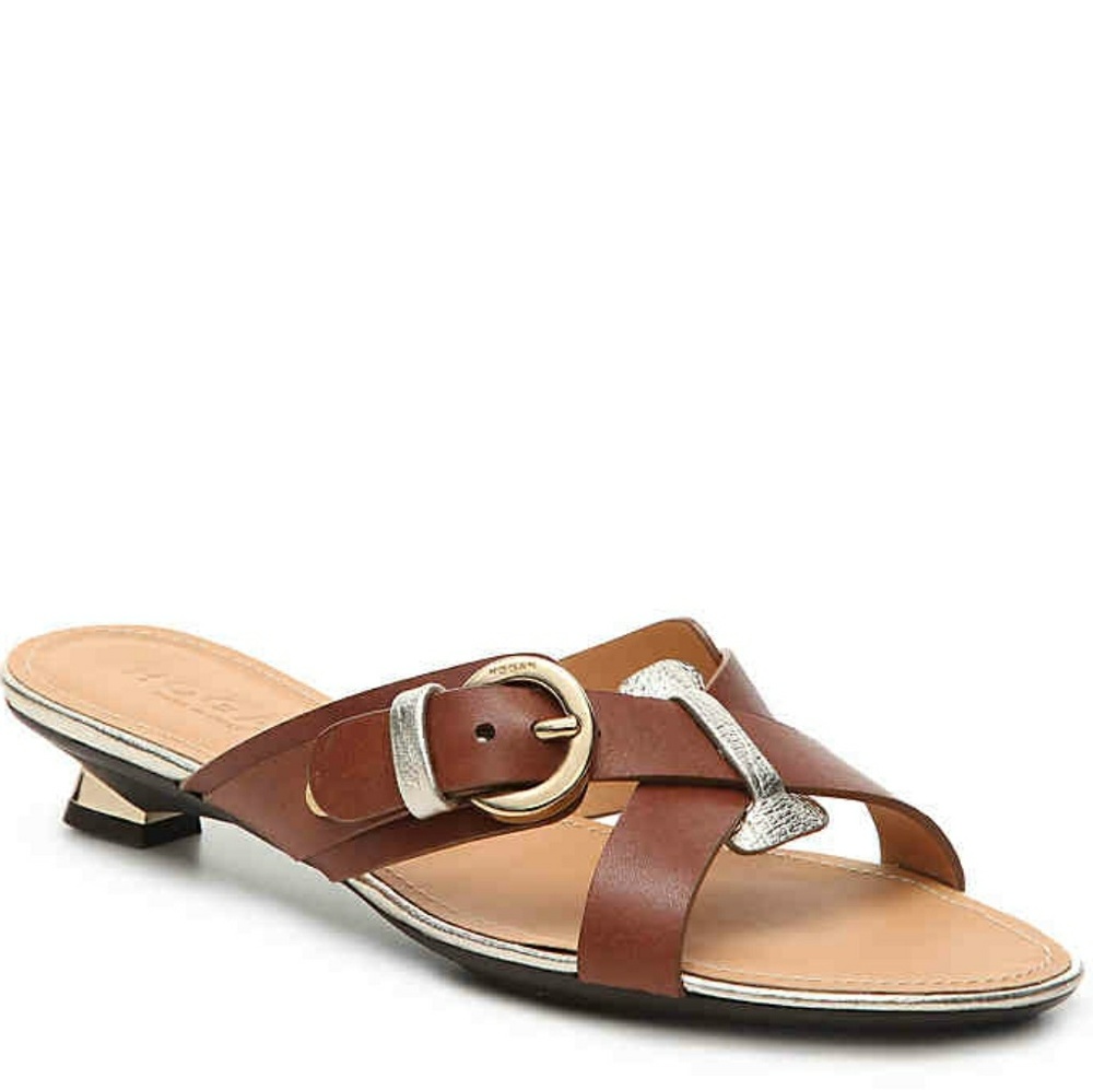 HOGAN made in Italy sandals. Size 6.5. Authentic.